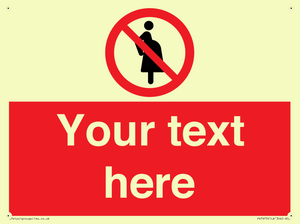 Custom prohibition not for pregnant women